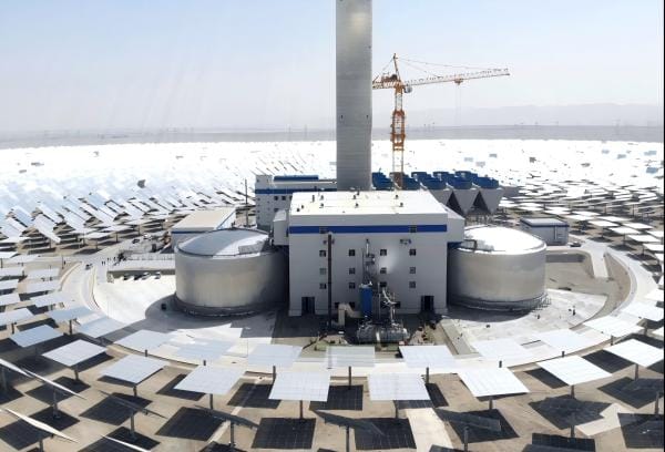 csp + hydrogen long duration storage project